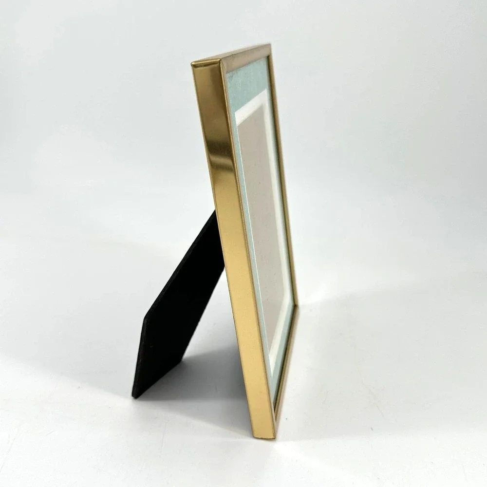 Vintage Burns‎ of Boston Gold 4x6 Picture Frame Hollywood Regency Decor